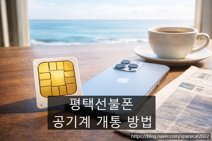  평택선불폰 공기계로 유심 개통하는 간편 절차