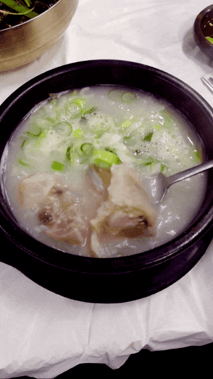  부여 중앙시장 노포 맛집! 도가니가 듬뿍! 왕곰탕 식당 도가니탕 후기