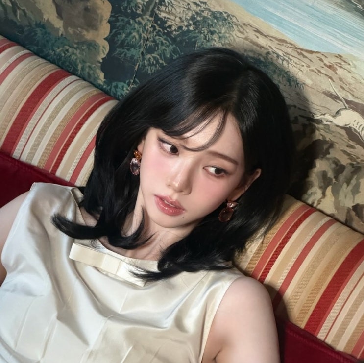 카리나 따라잡기, 중단발 레이어드컷 연예인 스타일링 & C컬펌