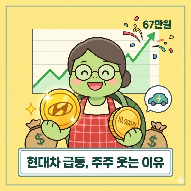 배당금만 1만원? 현대차 주주들만 몰래 웃는 이유...