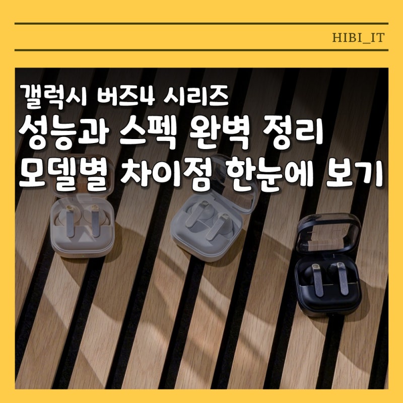 갤럭시 버즈4 프로 스펙 및 주요 기능 총정리