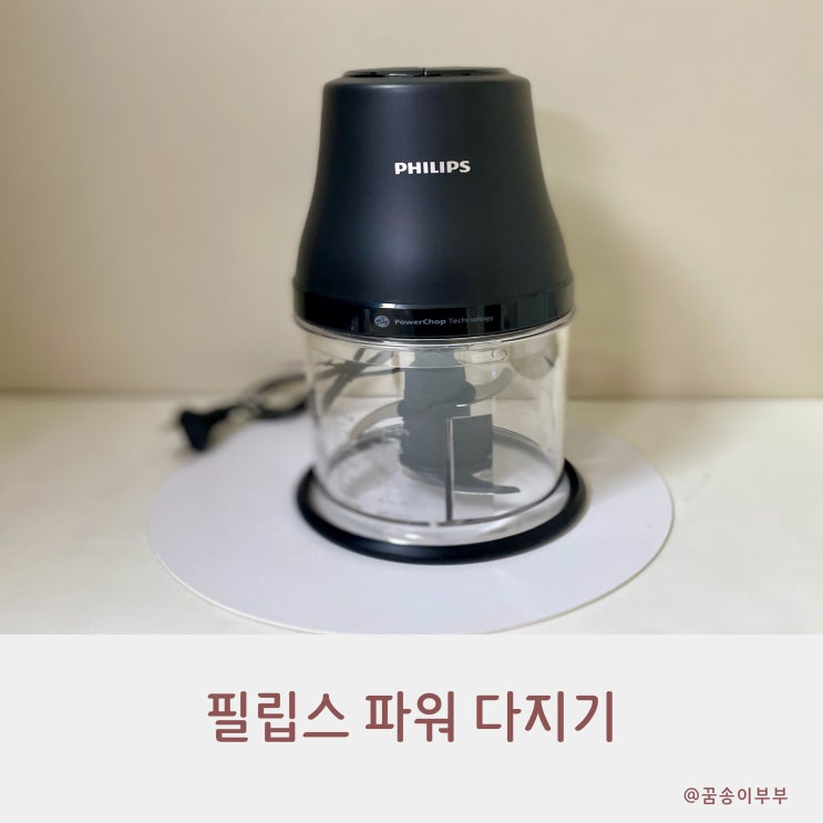 필립스 파워 다지기 HR1501 명절 후 건강식 편하게 완성하기