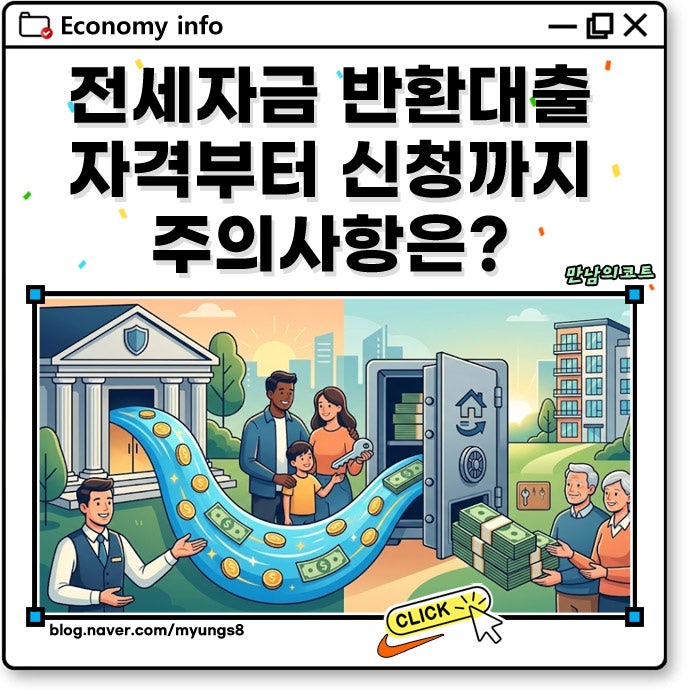 전세자금 반환대출 한도와 조건은? 보증금 기준부터 이율 신협 은행 비교