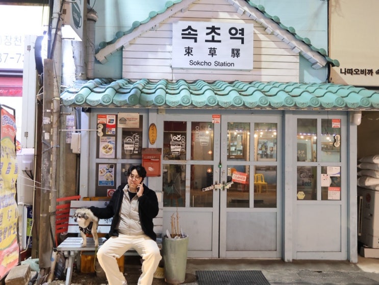  강원도 강아지와 애견동반 여행 중 속초에서의 첫째날