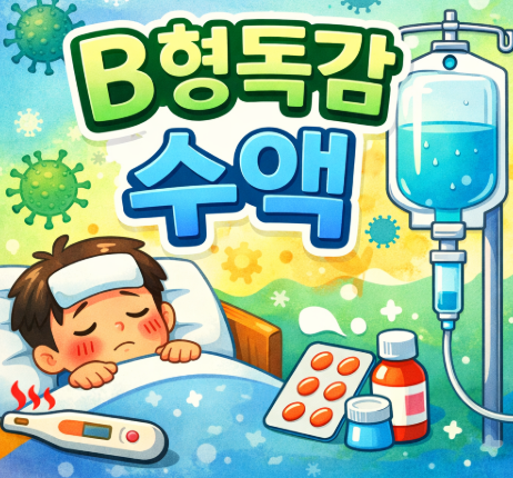  B형독감 수액 꼭 맞아야 할까? 효과/비용/회복 속도 정리