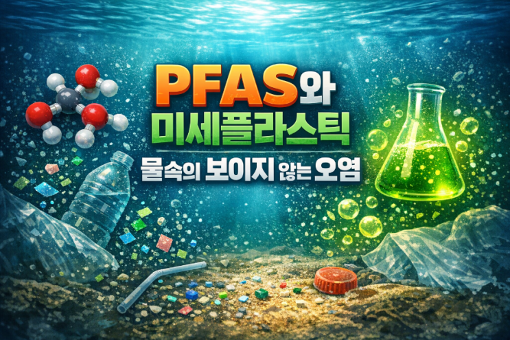  미세플라스틱과 PFAS 문제, 물속의 과불화화합물 관리에 이산화염소수는 어떤 역할을 할 수 있을까?