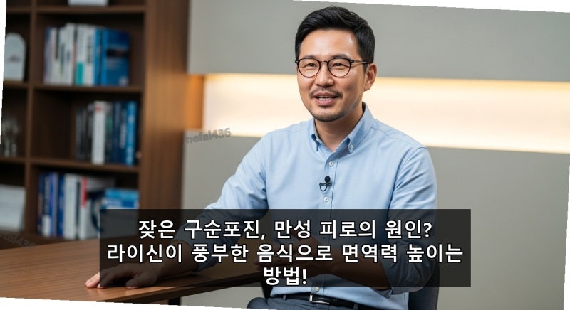 잦은 구순포진, 만성 피로의 원인? 라이신이 풍부한 음식으로 면역력 높이는 방법!