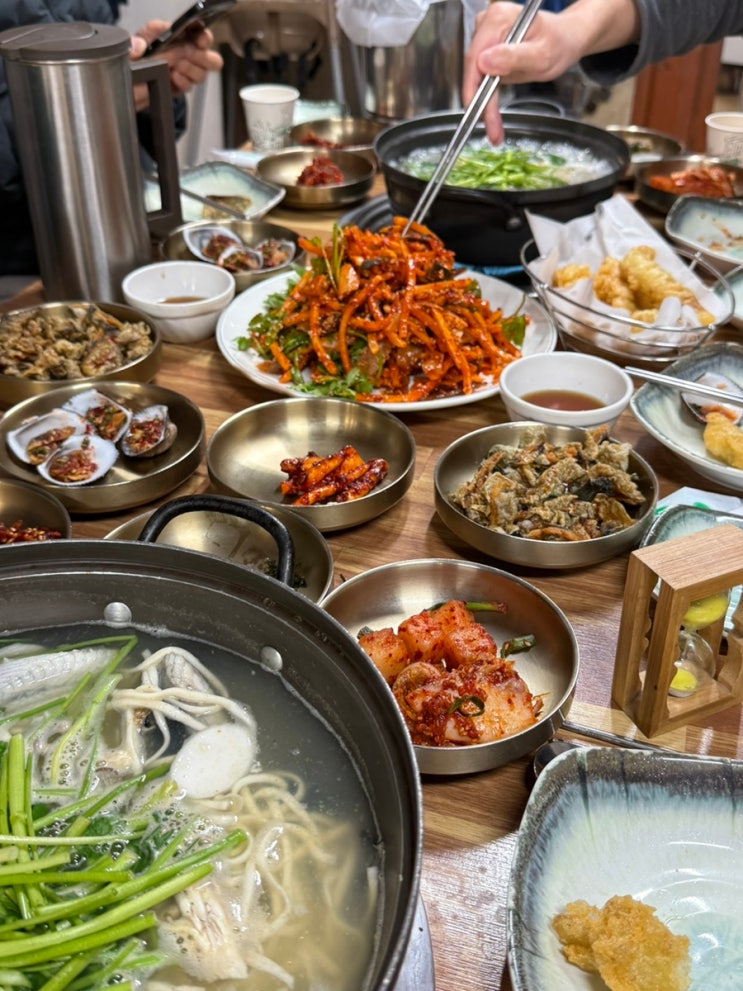  의왕 백운호수 맛집 복진면 : 복칼국수와 복튀김이 일품인 A세트 내돈내산 후기