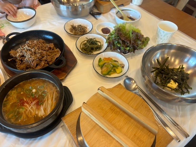  양양 든든한 솥밥정식 : 곤드레정식과 섭솥밥으로 아침식사, 정암식당