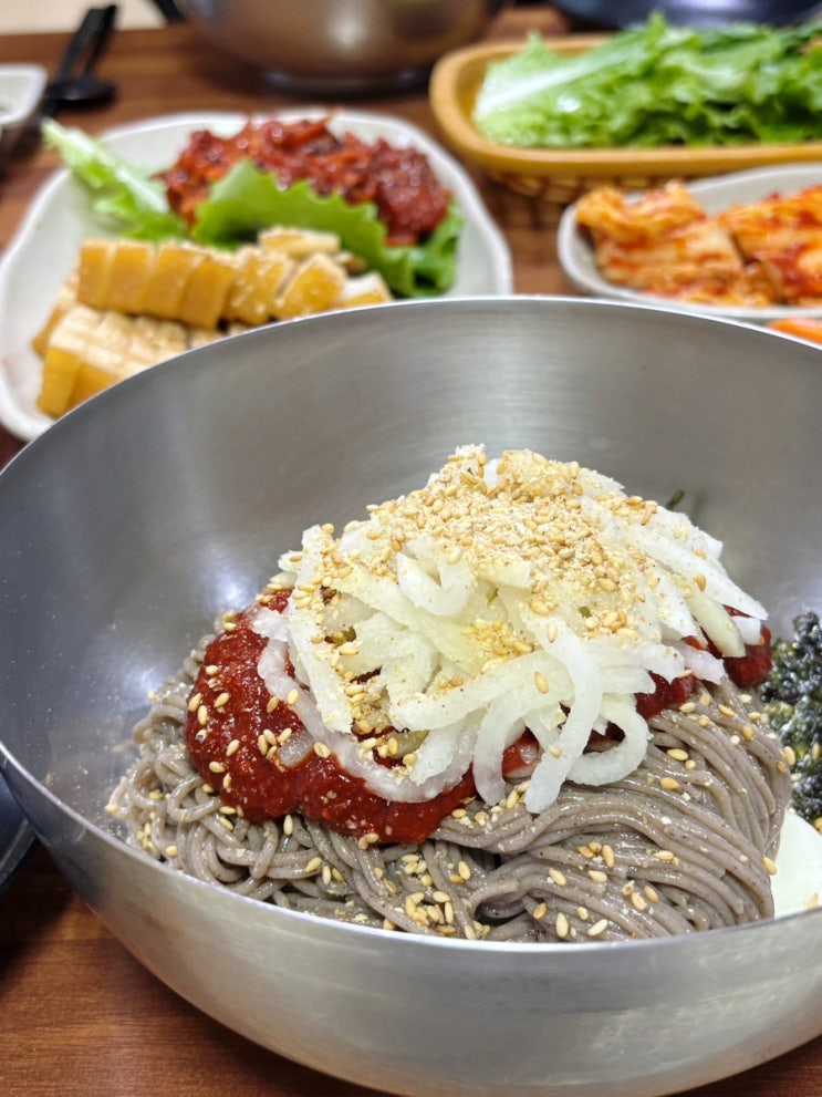  인제여행 필수 코스! 콩콩팥팥에 소개된 깔끔한 맛집 숲속의빈터 방동막국수