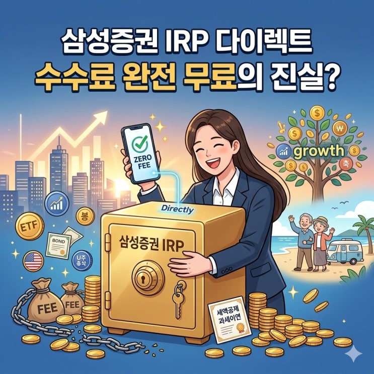  삼성증권 다이렉트 IRP 수수료 진짜 0원일까? 계좌 개설부터 ETF 추천까지 총정리