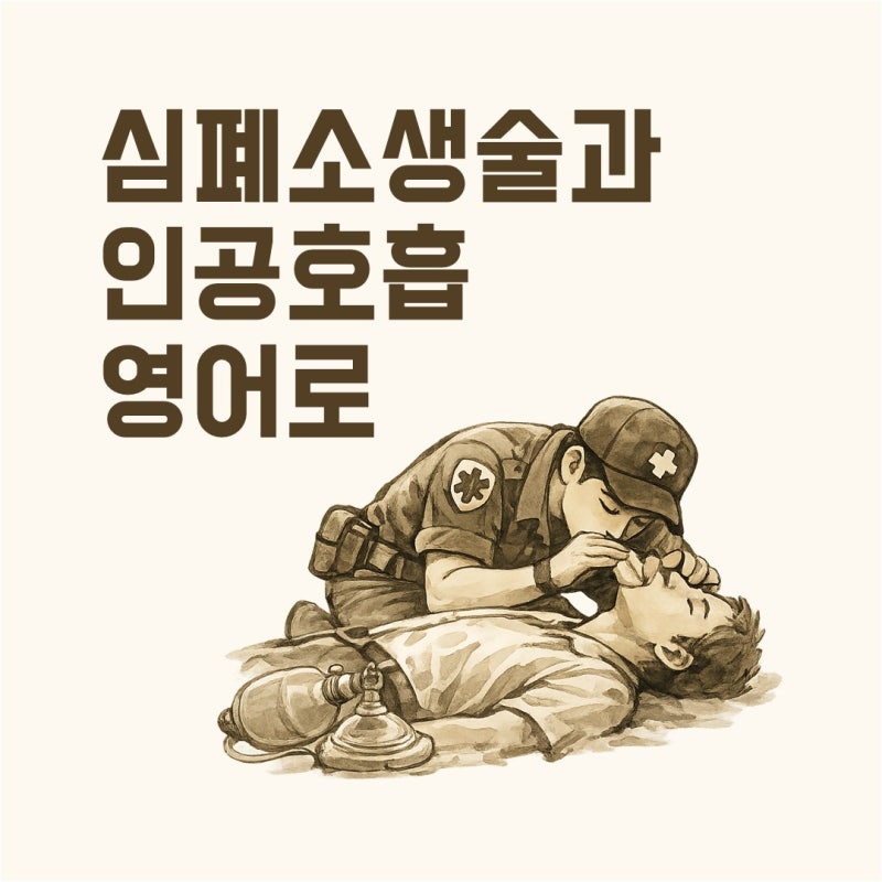 심폐소생술과 인공호흡, 영어로 어떻게 말할까? | 아이에게도, 외국인에게도 설명할 수 있는 ....
