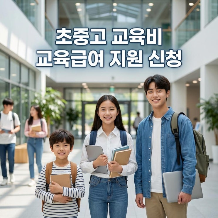  초중고 교육비 교육급여 지원 신청 3월 집중신청기간 복지로 혜택 완벽 정리