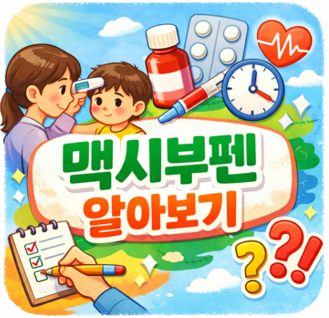  맥시부펜 해열 효과 괜찮을까? 복용법/교차복용/부작용까지 한 번에 정리