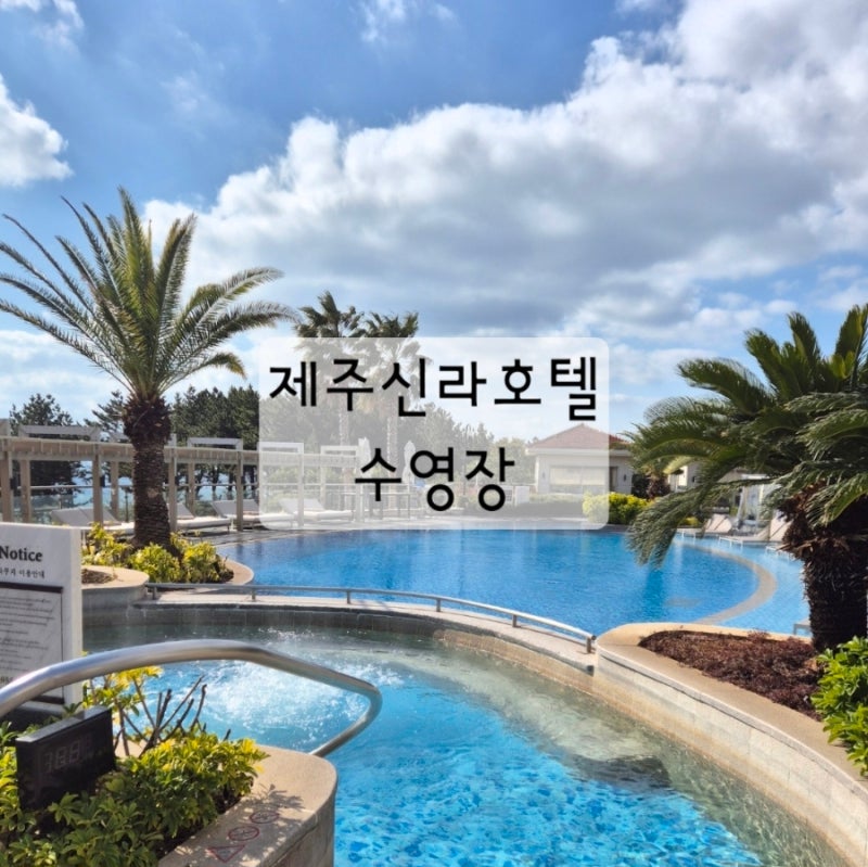 제주신라호텔 수영장 아이랑 겨울호캉스 온수풀