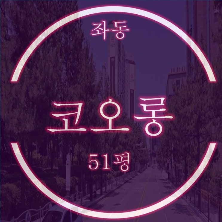  초중고 원스톱 학군 좌동 코오롱 아파트 51평 경매정보