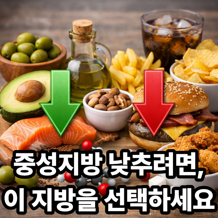  불포화지방과 중성지방 감소 효과 분석, 수치가 달라지는 진짜 이유