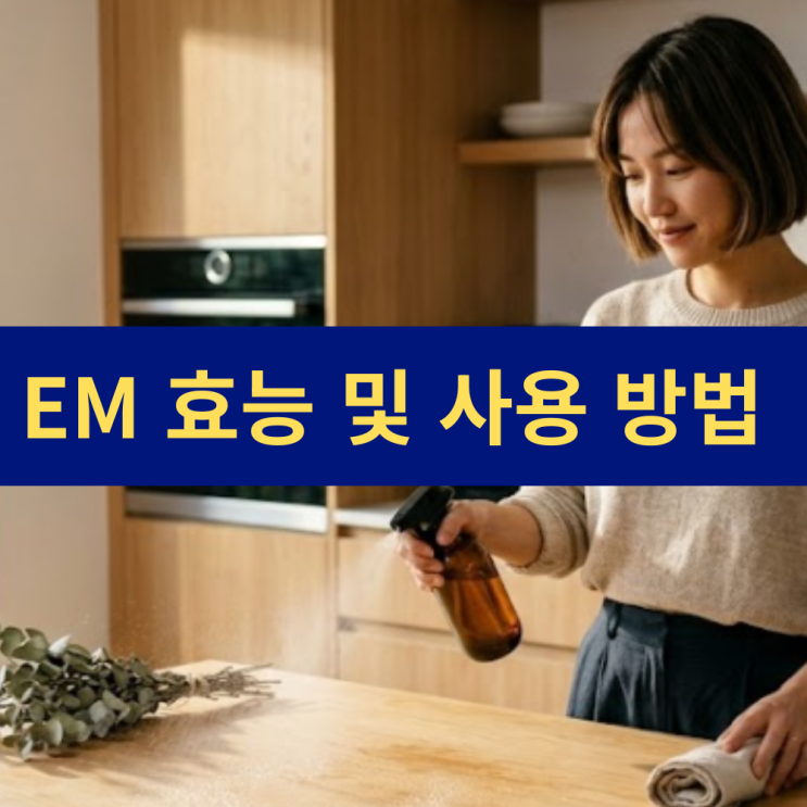  EM 효능 EM 원액 이엠 미생물 발효 친환경 제품 효능 효과 및 사용 방법