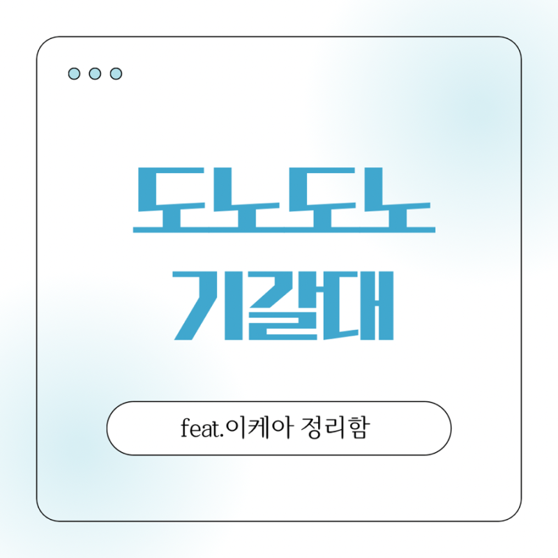 도노도노 기갈대 (feat. 이케아 정리함)