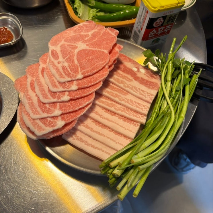  왕십리 삼겹살 냉삼부대 １인 삼겹살 가능 콜키지 프리 식당