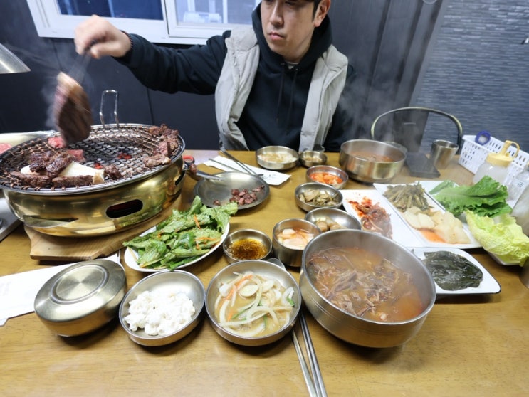  속초 애견동반 식당 이가한우 정육참숯식당 청초호 근처