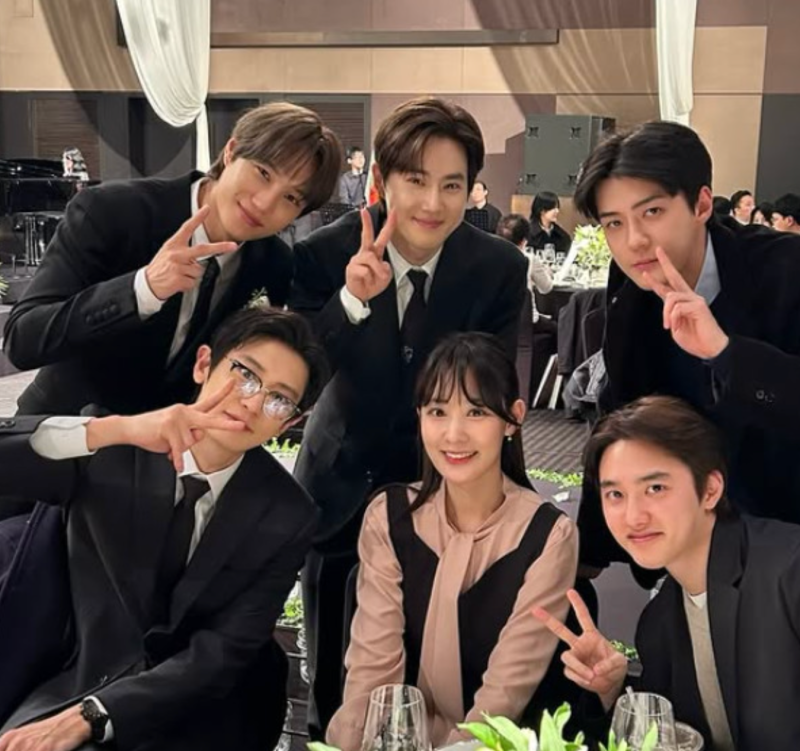 수호 친형 결혼식 엑소 참석 찬열 누나 박유라 인스타 수호형 카이스트 대학원생 첸백시 백....