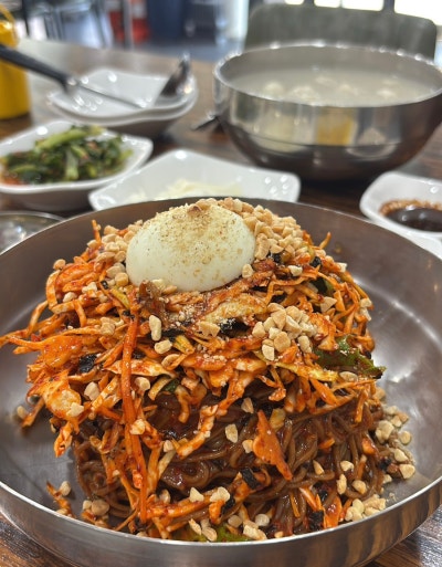 대전 보건대맛집 시골막국수와옹심이 가양점 비빔막국수 옹심이수제비