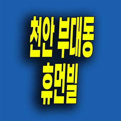  천안 부대동 미분양아파트 부대지구 휴먼빌 성성지구 잔여세대