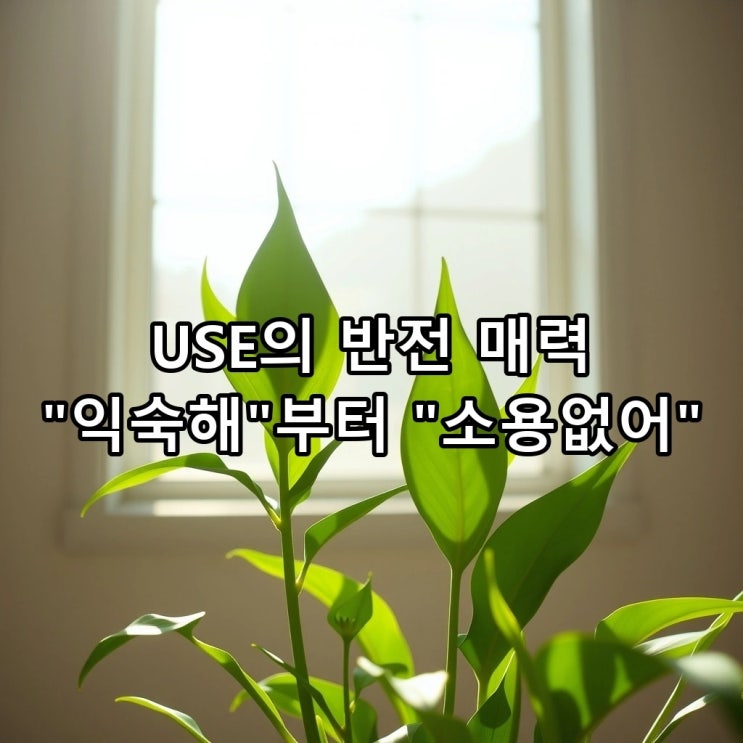  'Use' 하나로 끝내는 원어민 일상 영어: "익숙해요"부터 "소용없어요"까지 5가지 필수 표현