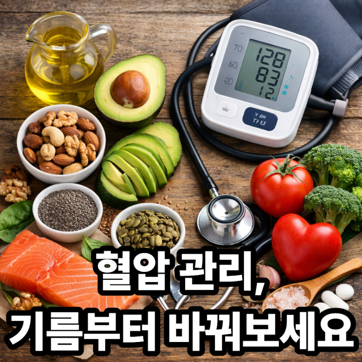  불포화지방과 고혈압 관리 전략｜혈압을 안정시키는 지방 선택법