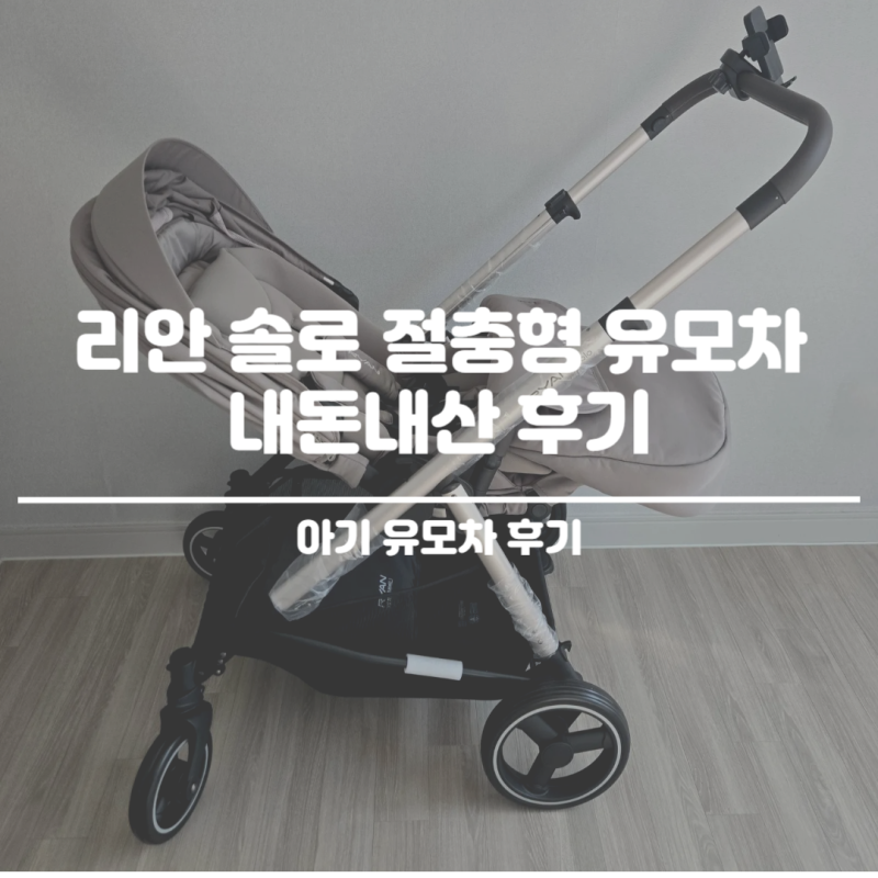 리안 솔로 절충형 유모차 내돈내산 2026년형