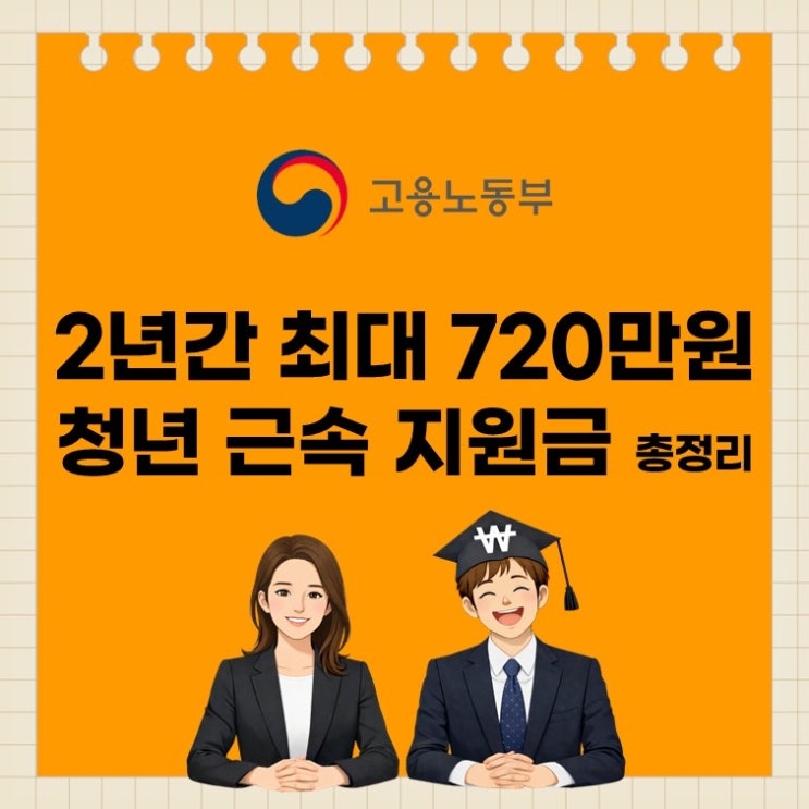  신청 안 하면 720만원 증발? 청년 근속지원금 200% 활용법