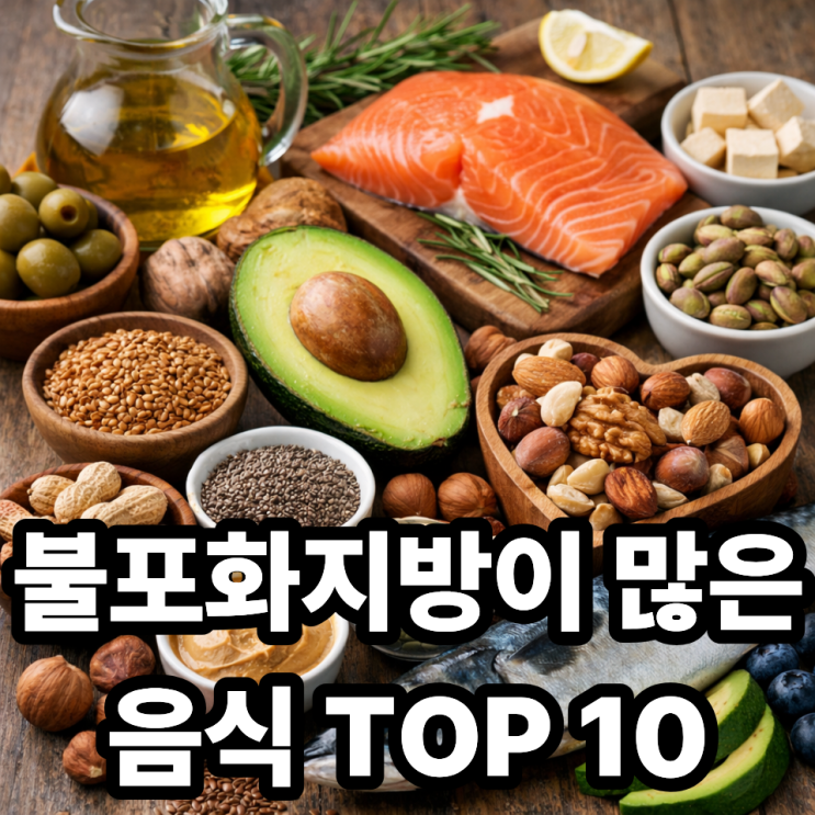  불포화지방이 많은 음식 TOP 10, 건강한 지방 제대로 고르는 법