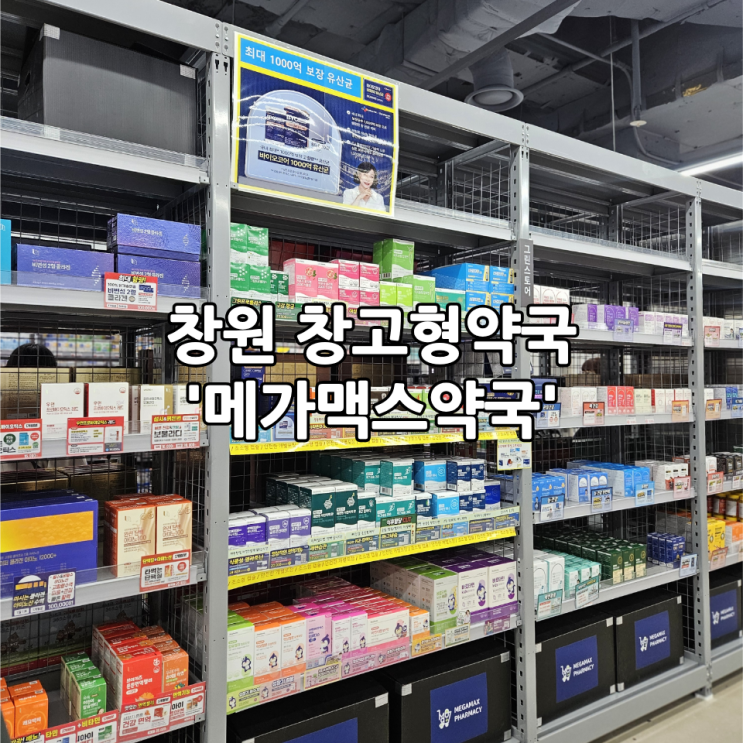  창원 창고형약국 '메가맥스약국' 가격 및 방문 솔직후기｜영업시간·위치 총정리