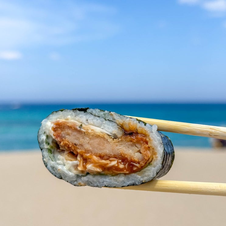  강릉 여행 먹거리 강릉김밥 & 안목해변