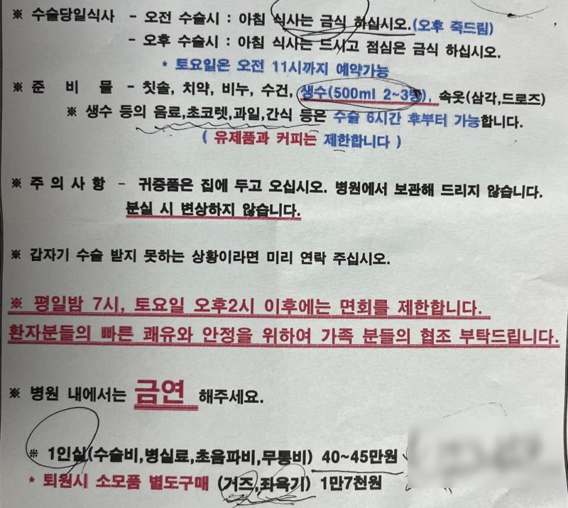 내돈내산 외치핵, 내치핵 제거 수술 후기 (4개월 지남)