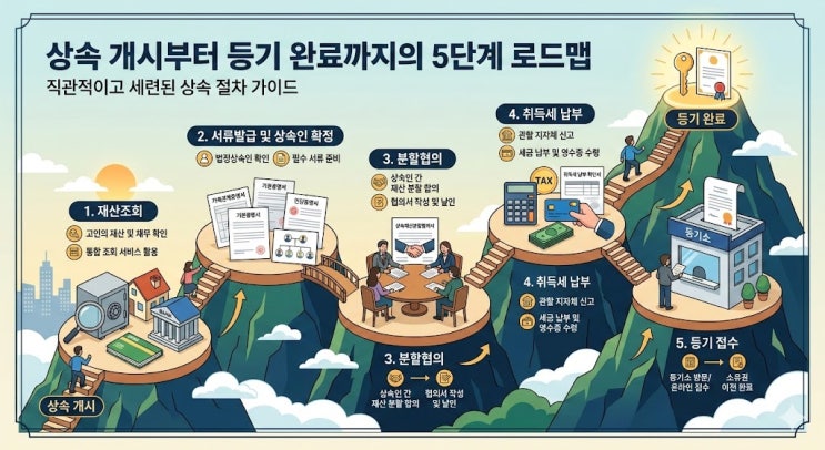  인천상속등기 총정리 | 절차·서류·취득세·비용까지 완벽
