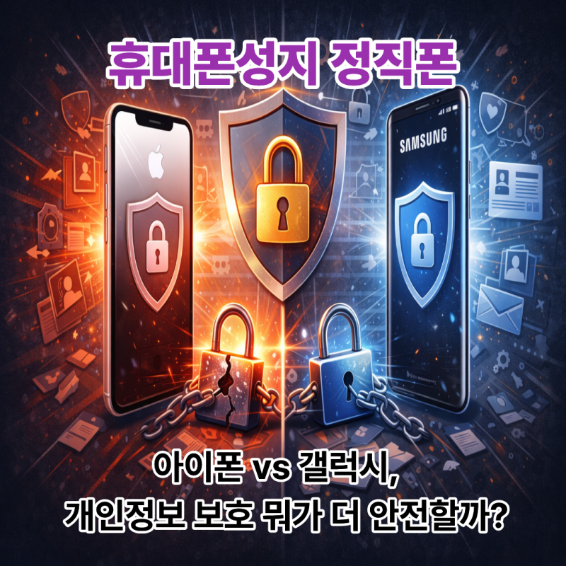 [송탄휴대폰]휴대폰성지 정직폰 아이폰과 갤럭시, 개인정보 보호 구조를 실제 사용 관점에서....