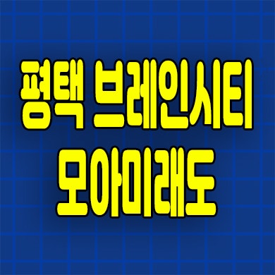  평택 장안동 모아미래도 브레인시티 미분양아파트 10블럭 잔여세대