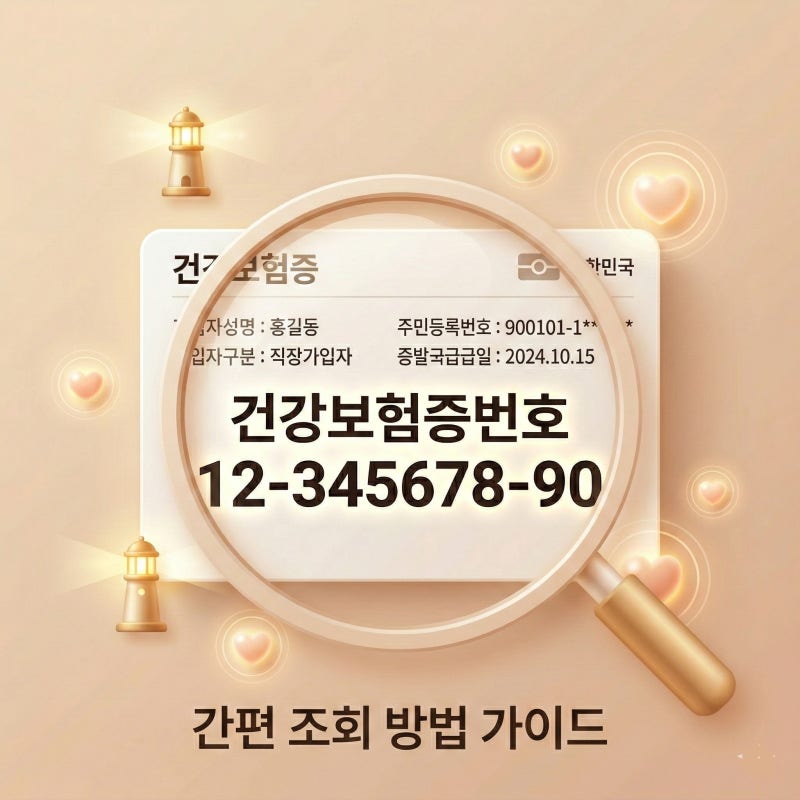 건강보험증번호 조회 방법 자녀·직장가입자 건강보험증번호 찾기 한 번에 정리