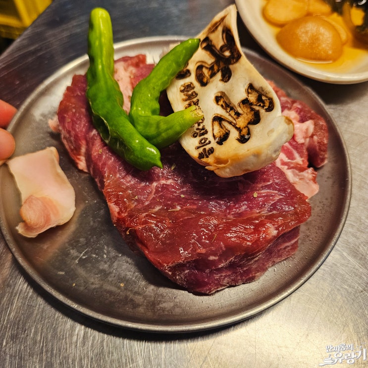  꾼돈 숯불갈비 서비스 좋은 모란역 고기집