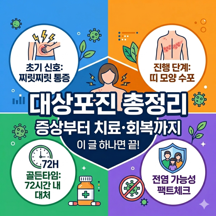  대상포진 증상부터 치료까지, 이 글 하나로 완벽 총정리!