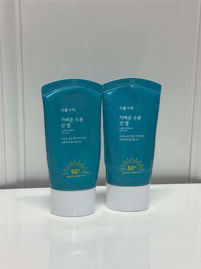 촉촉한 선크림 추천｜식물나라 수분 선 젤과 저자극 선크림 비교｜ 내돈내산 후기