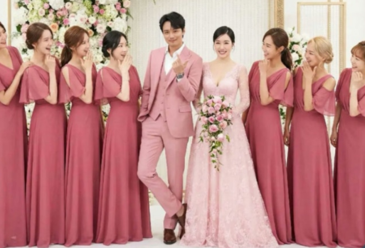  핑크빛 환상 혹은 허구, 소녀시대 멤버들과 함께한 변요한 티파니 AI 웨딩사진의 전말