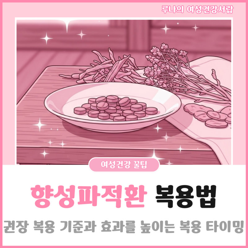 향성파적환 복용법 효과 2배 높이는 핵심 포인트 알려드려요