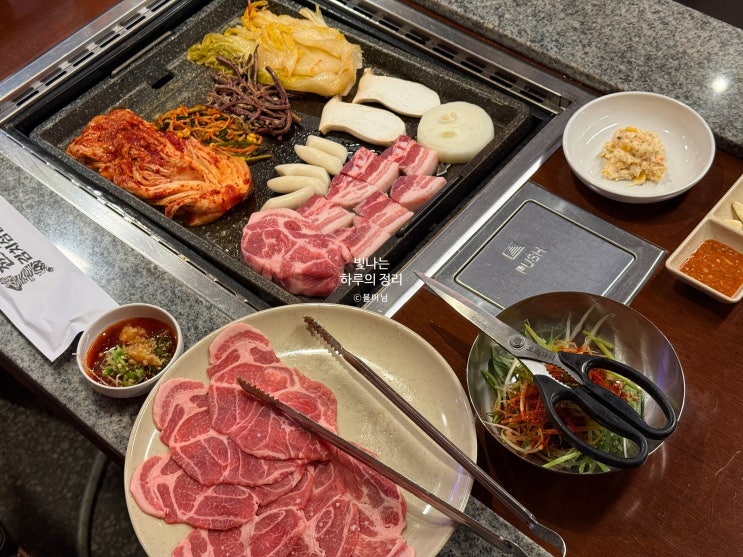 망원시장맛집 전국일 김치삼겹 모둠세트 추천