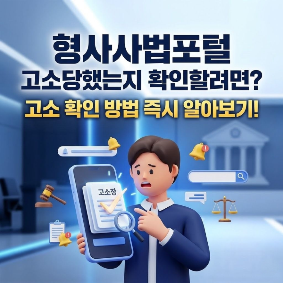 형사사법포털 고소당했는지 확인할려면