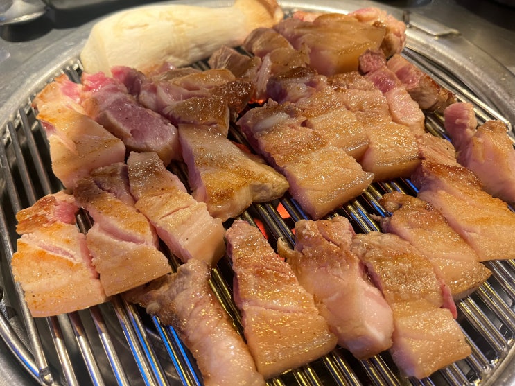  [잠실] 연탄부락 잠실새내점 _ 연탄에 구워 먹는 오겹살  맛집, 회식 모임 단체 강추