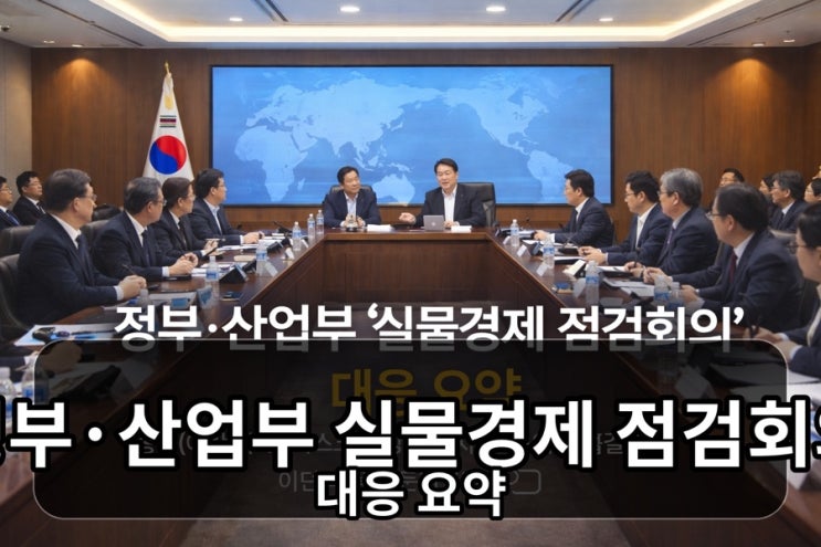 정부·<b>산업부</b> ‘실물경제 <b>점검</b>회의’ 대응 요약