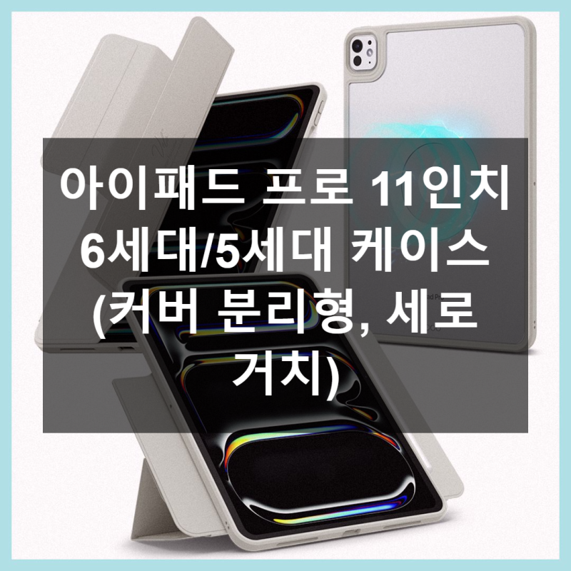 아이패드 프로 11인치 6세대/5세대 케이스, 이거 하나면 가을/겨울/봄/여름 다 OK!